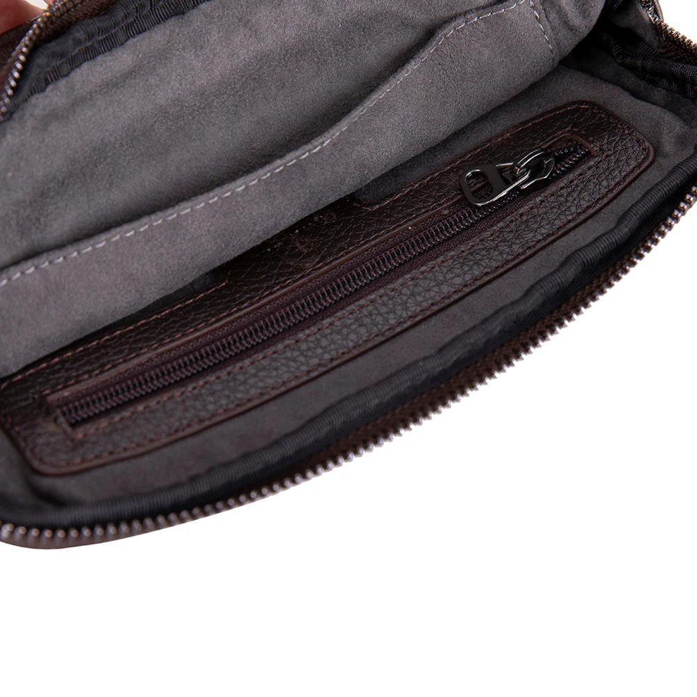 Noma Leather Clutch Bag - Image 7