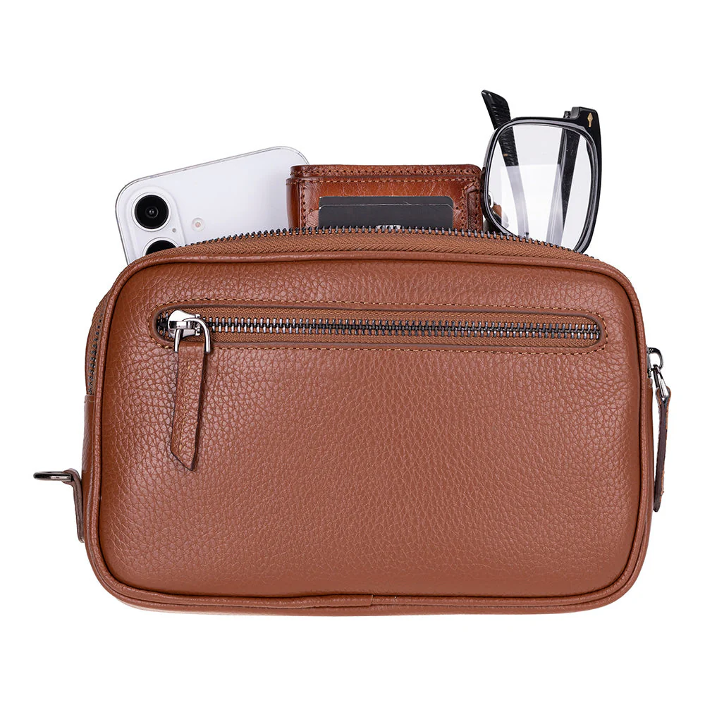 Noma Leather Clutch Bag - Image 9