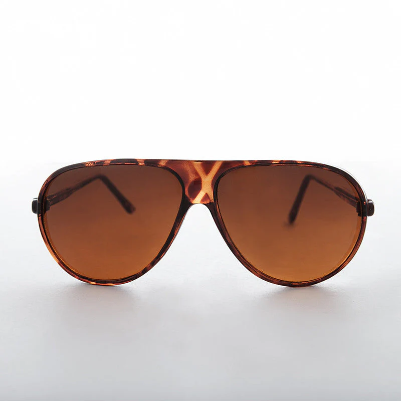 Orange Lens Pilot Vintage Sunglass - Beckham