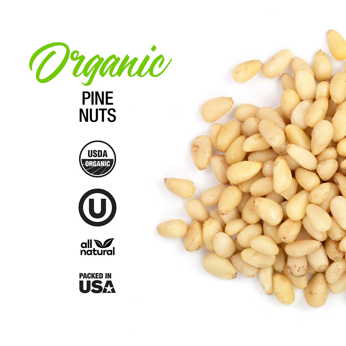 Organic Pine Nuts - Image 2