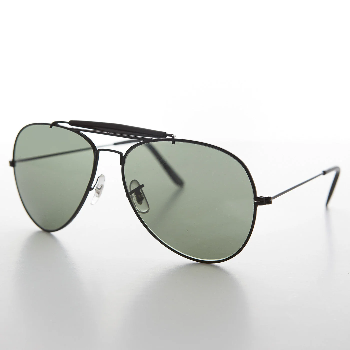 Original Brow Bar Aviator Sunglass with Glass Lens Vintage - Connelly - Image 2