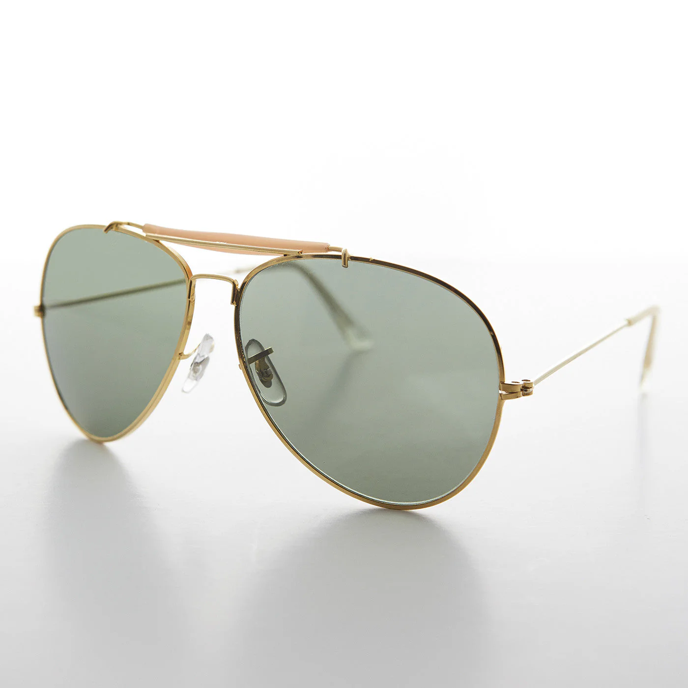 Original Brow Bar Aviator Sunglass with Glass Lens Vintage - Connelly - Image 4