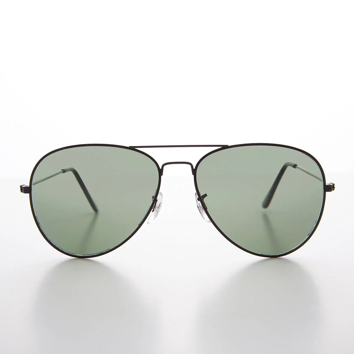 Vintage Metal Aviator Sunglass with Glass Lens - Hughes - Image 3