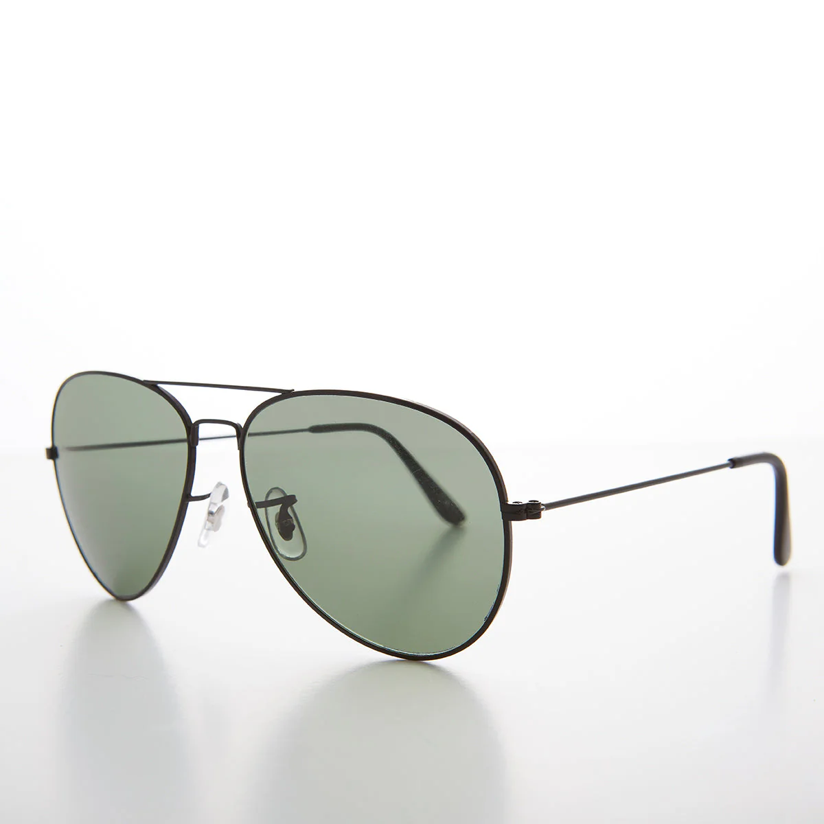Vintage Metal Aviator Sunglass with Glass Lens - Hughes - Image 4