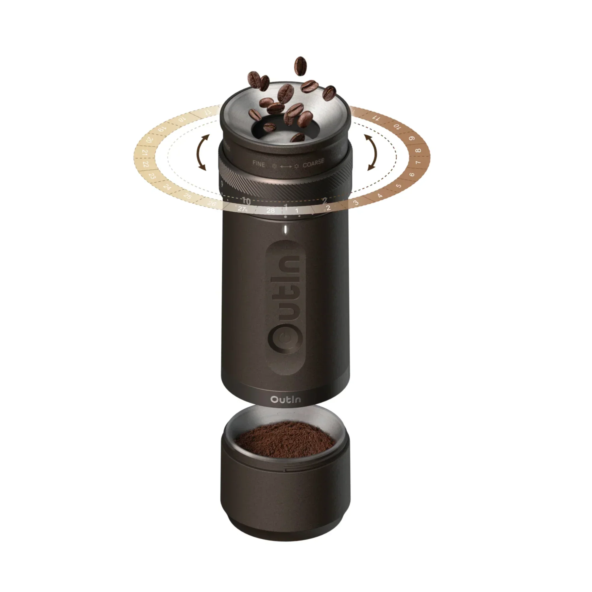 OutIn Fino Portable Electric Coffee Grinder - Image 2