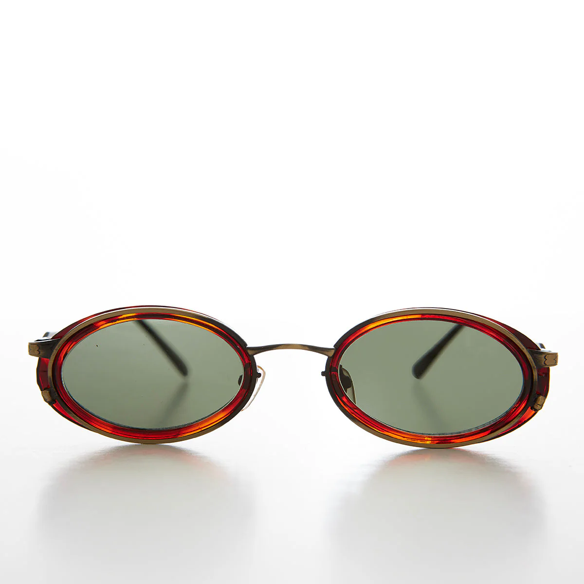 Oval 90s Vintage Sunglasses - Dorian - Image 4