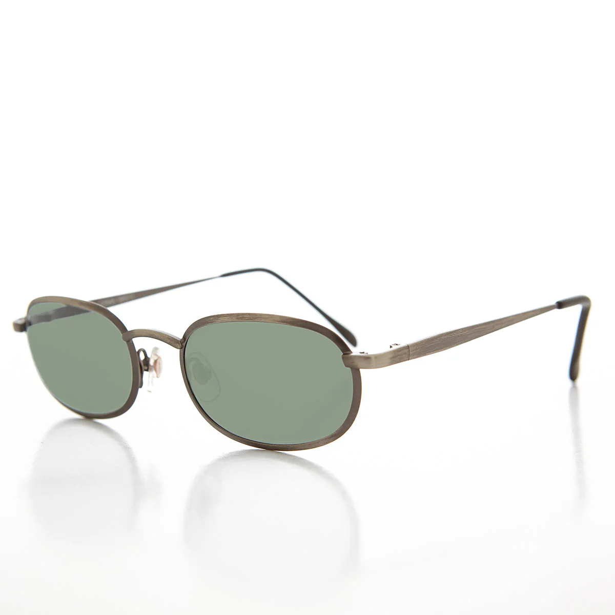 Oval Alloy Vintage Sunglasses - Hall - Image 3