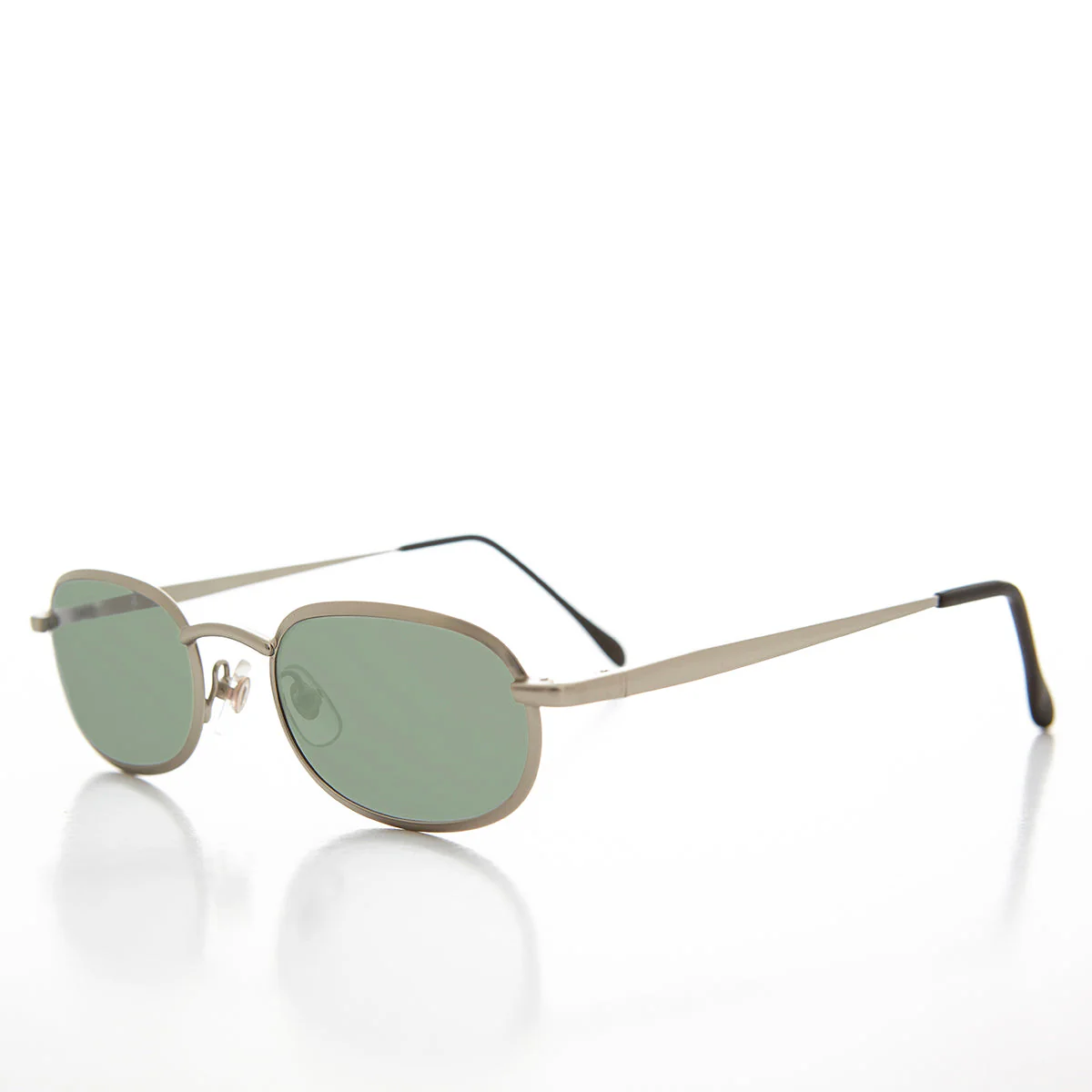 Oval Alloy Vintage Sunglasses - Hall - Image 5