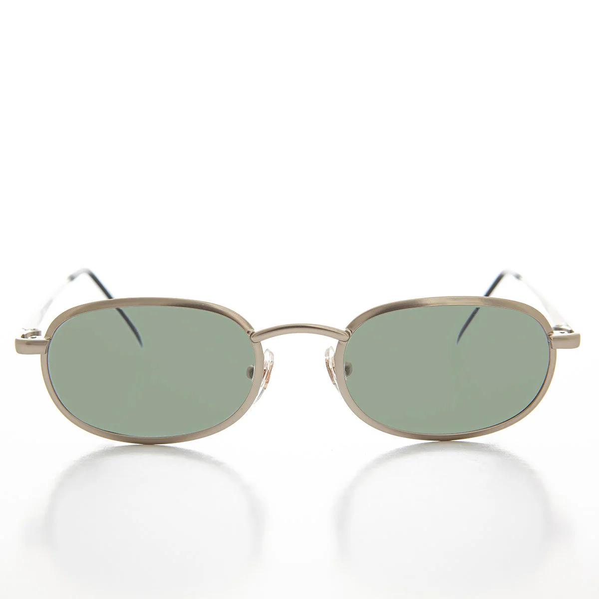 Oval Alloy Vintage Sunglasses - Hall - Image 6