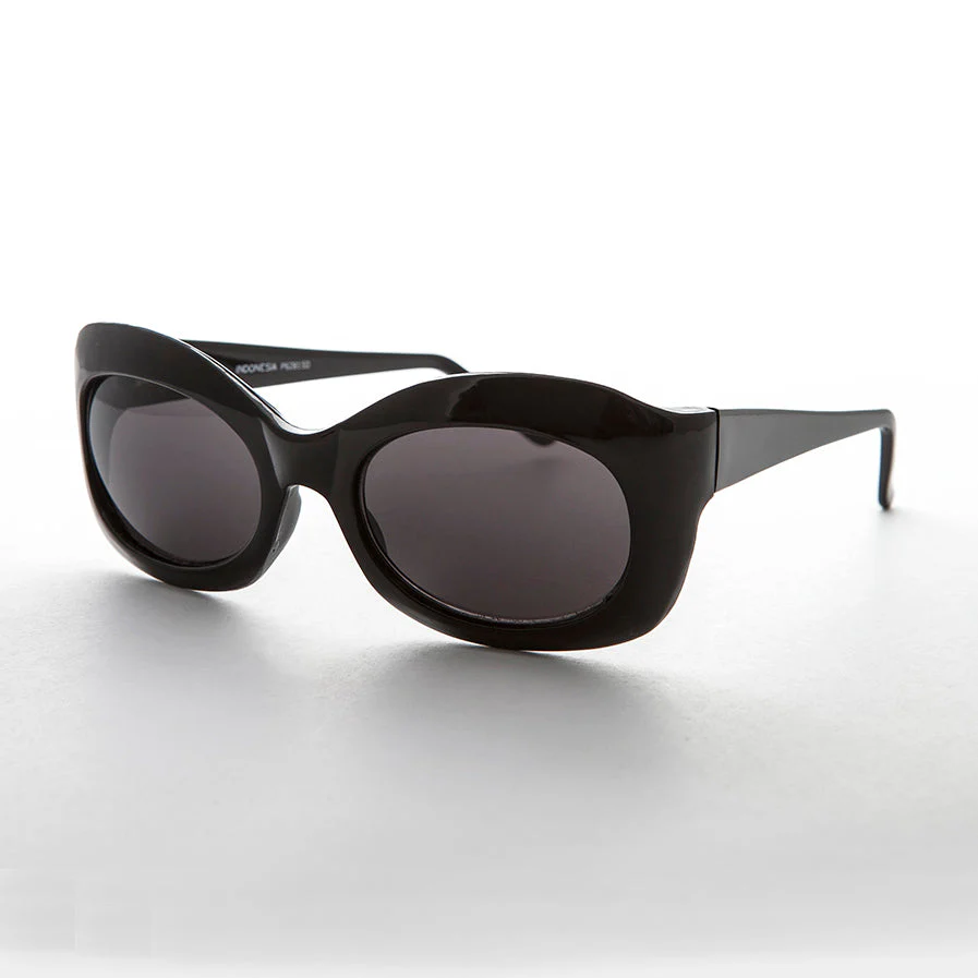 Oval Bug Eye Vintage Cocktail Sunglass - Cassidy - Image 2