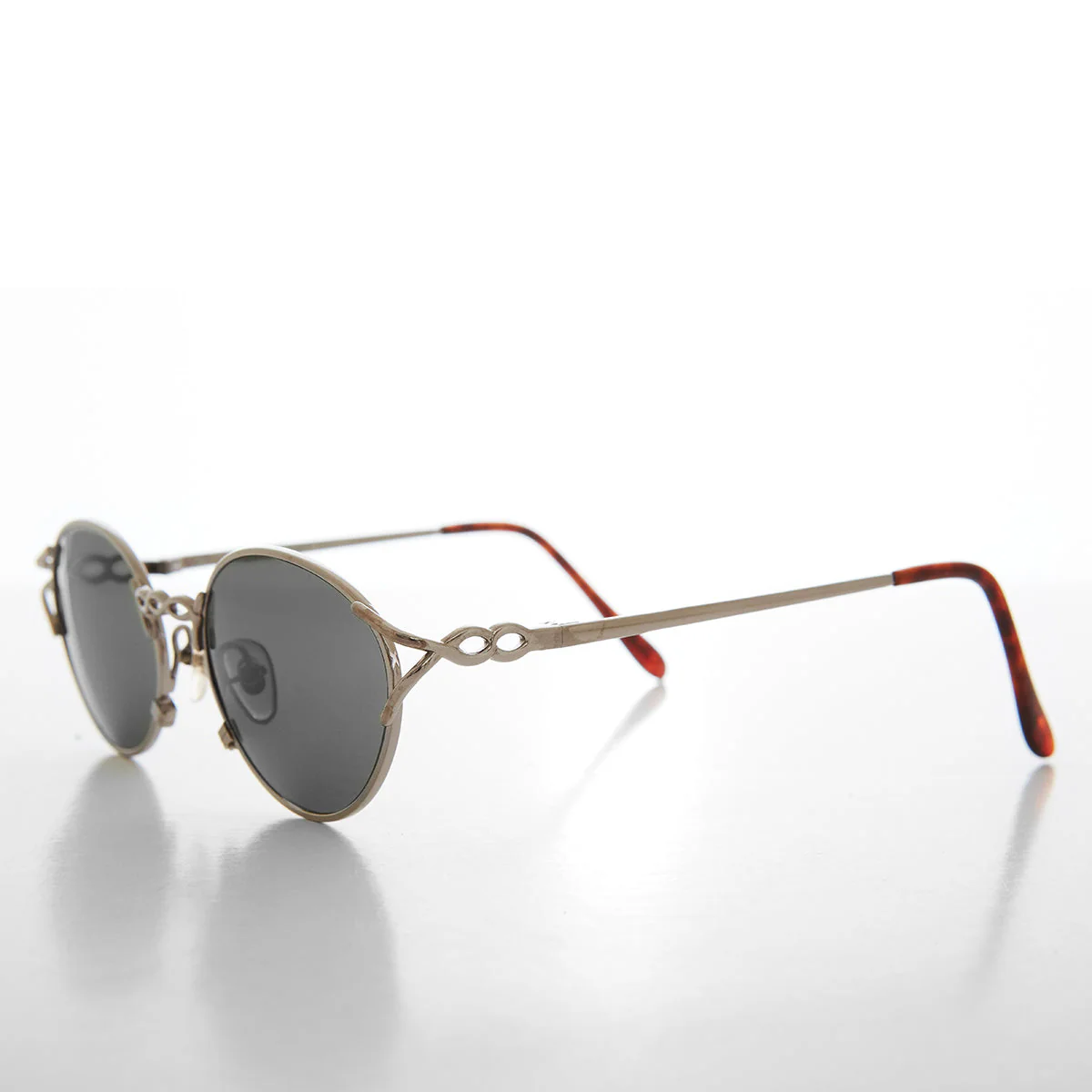 Oval Cat Eye 90s Vintage Sunglasses - Vista - Image 2