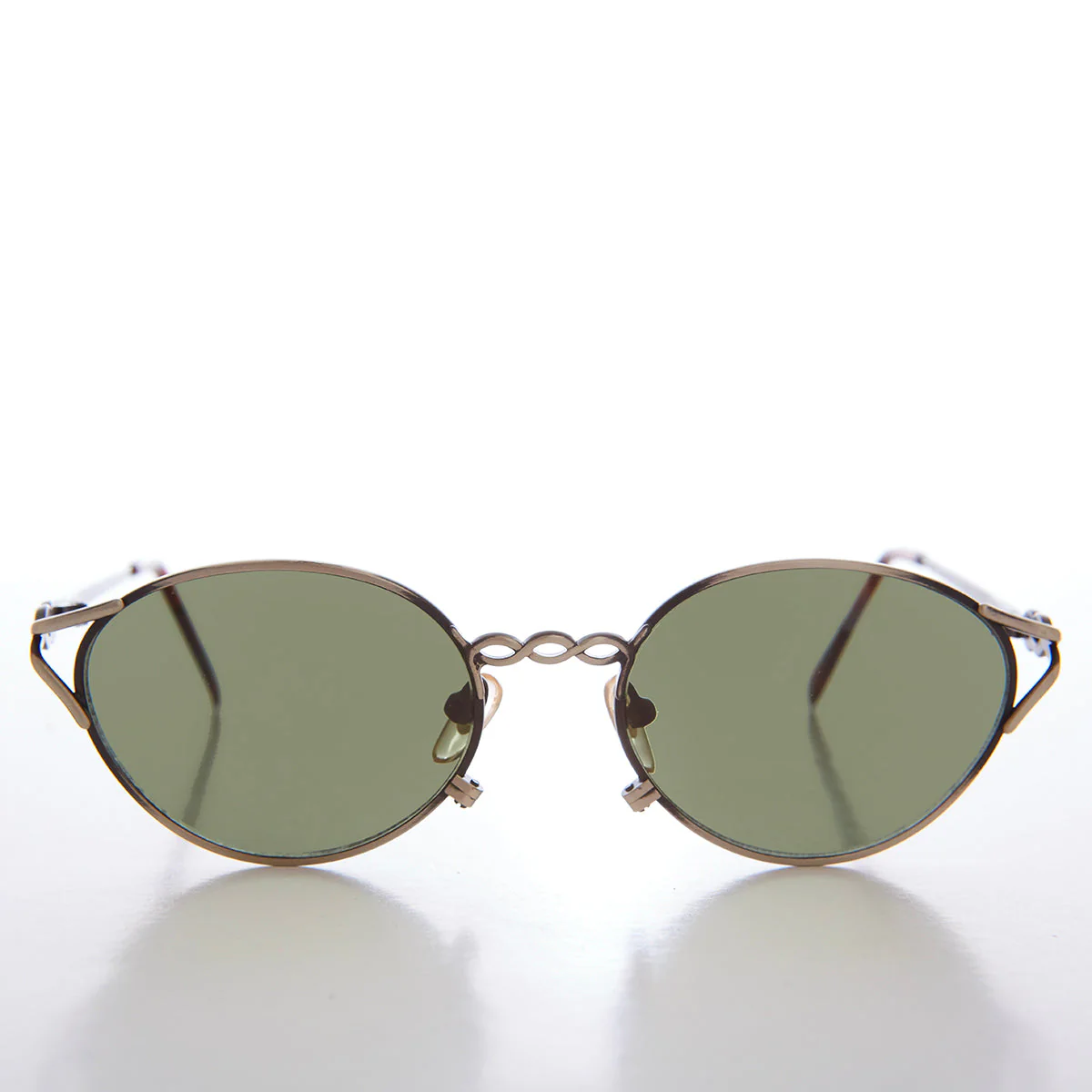 Oval Cat Eye 90s Vintage Sunglasses - Vista - Image 3
