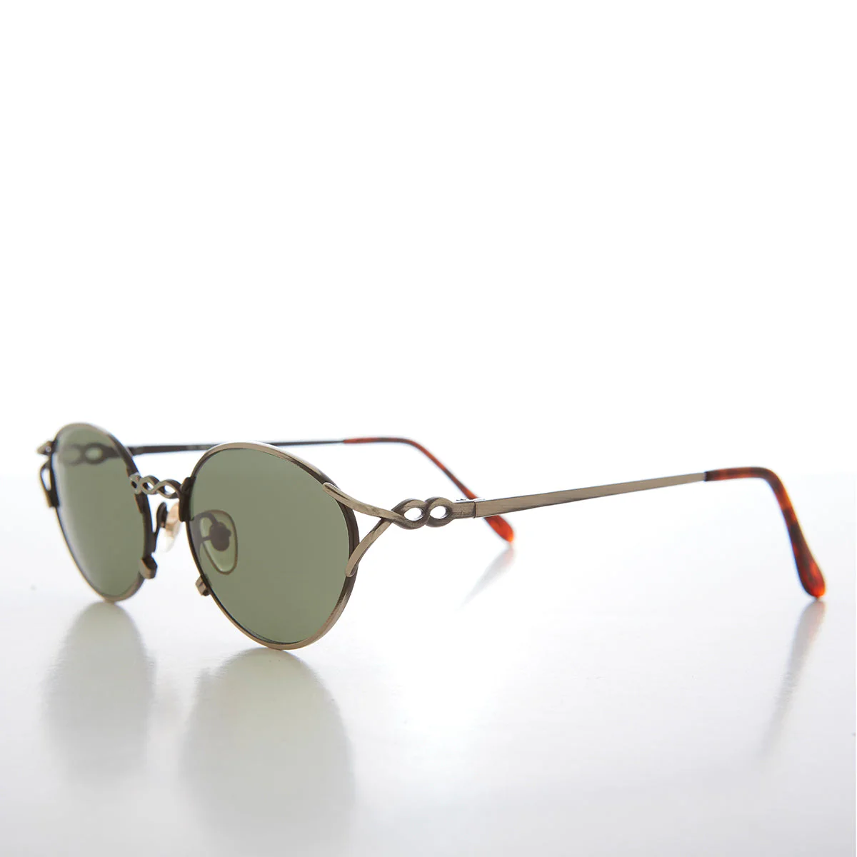 Oval Cat Eye 90s Vintage Sunglasses - Vista - Image 4
