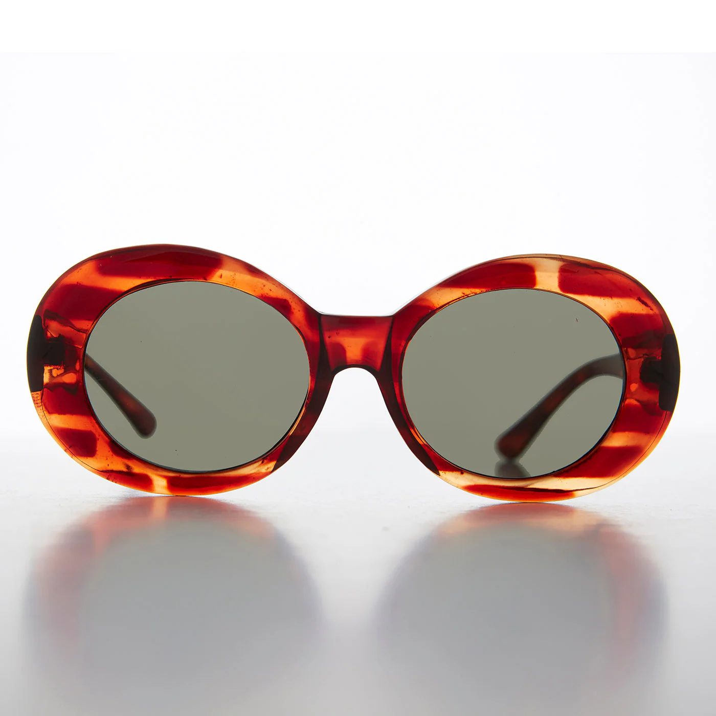 Oval Clout Cat Eye Vintage Sunglasses - Emma - Image 7