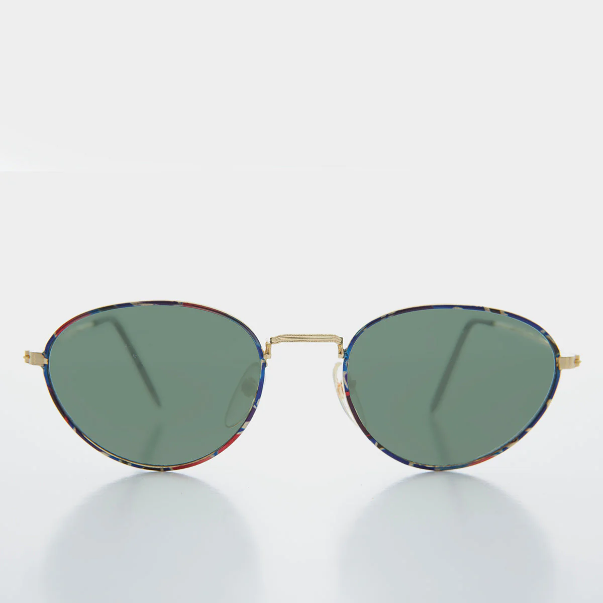 Oval Gold Vintage Sunglasses - Reggie - Image 7