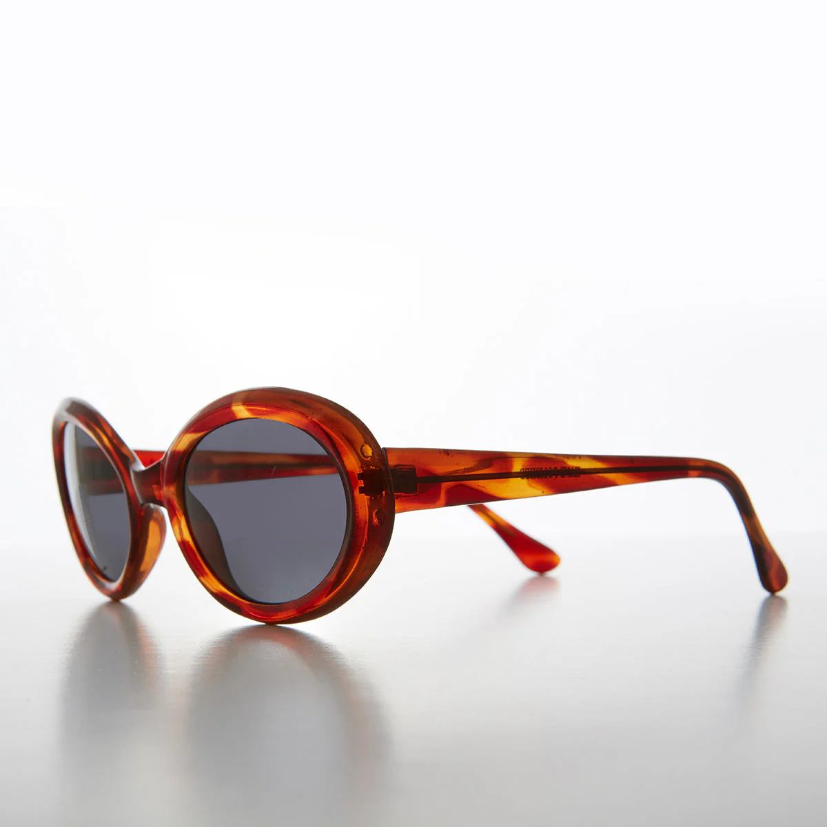 Oval Grunge Vintage Sunglass - Macie - Image 2