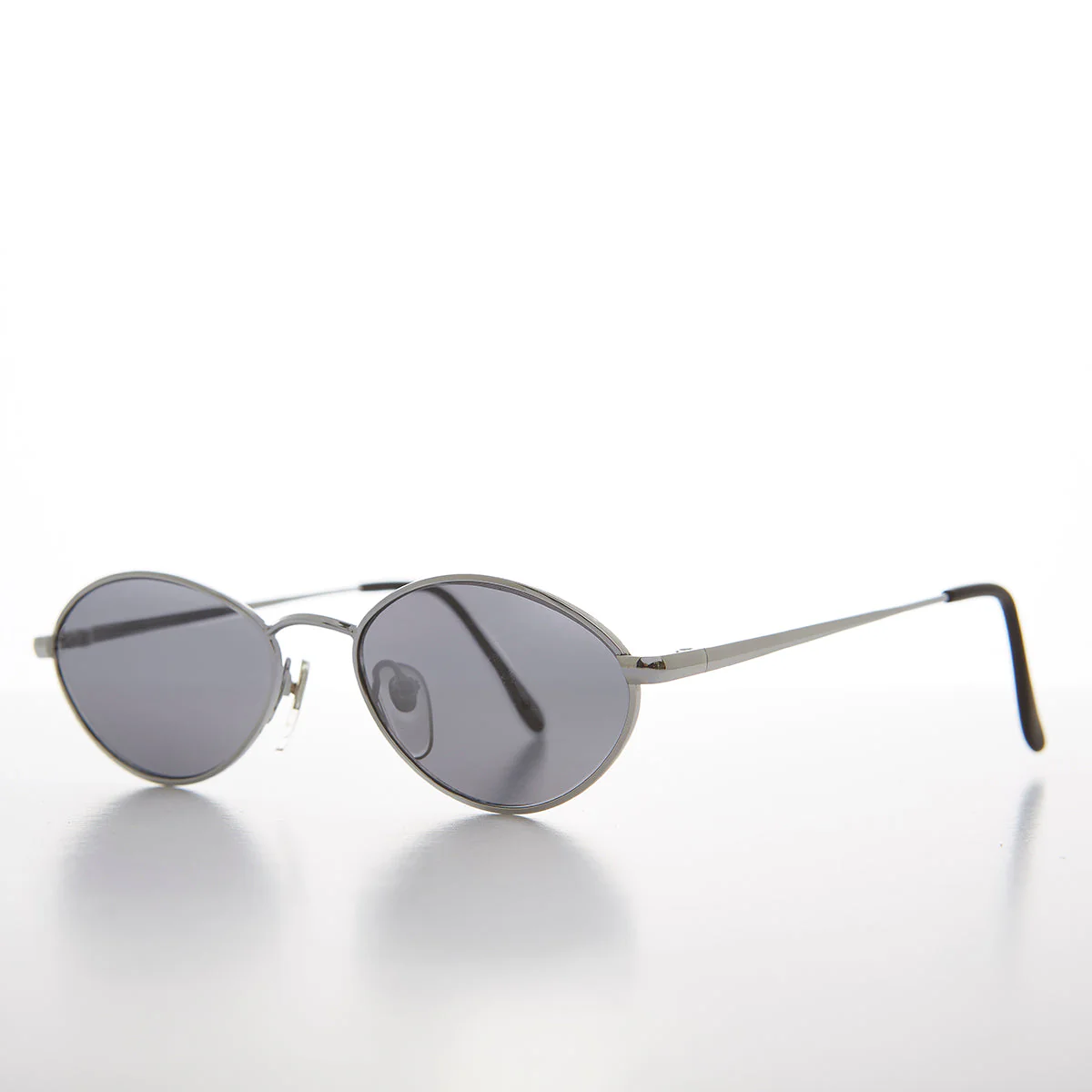 Oval Metal 90s Vintage Sunglasses - Ellery - Image 2