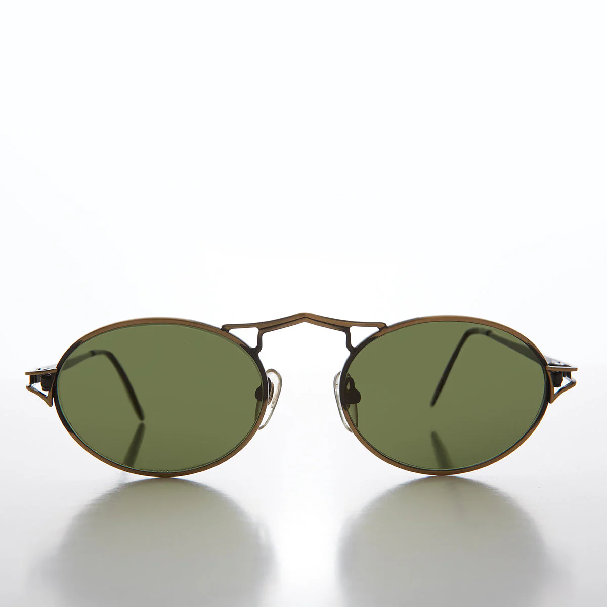 Oval Metal Steampunk Sunglass - Wyman - Image 5