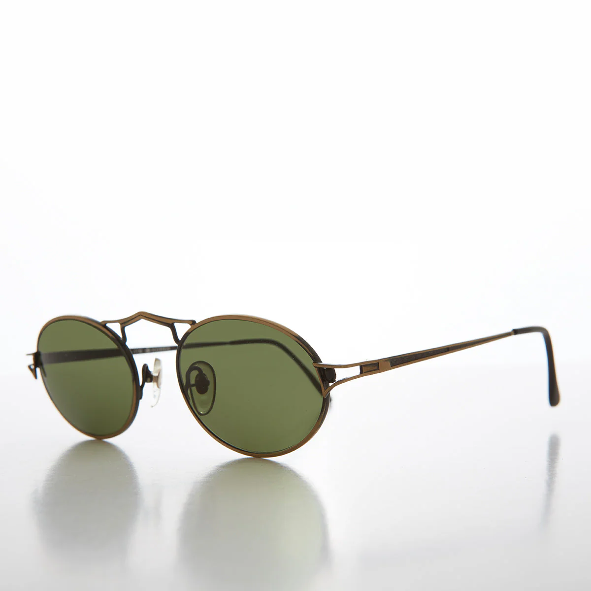 Oval Metal Steampunk Sunglass - Wyman - Image 6