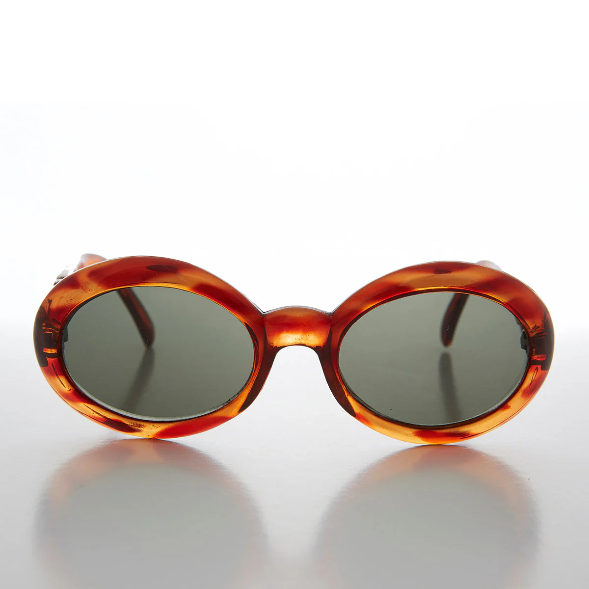 Oval Mod Retro Beatnik Vintage Sunglass - Mable - Image 3