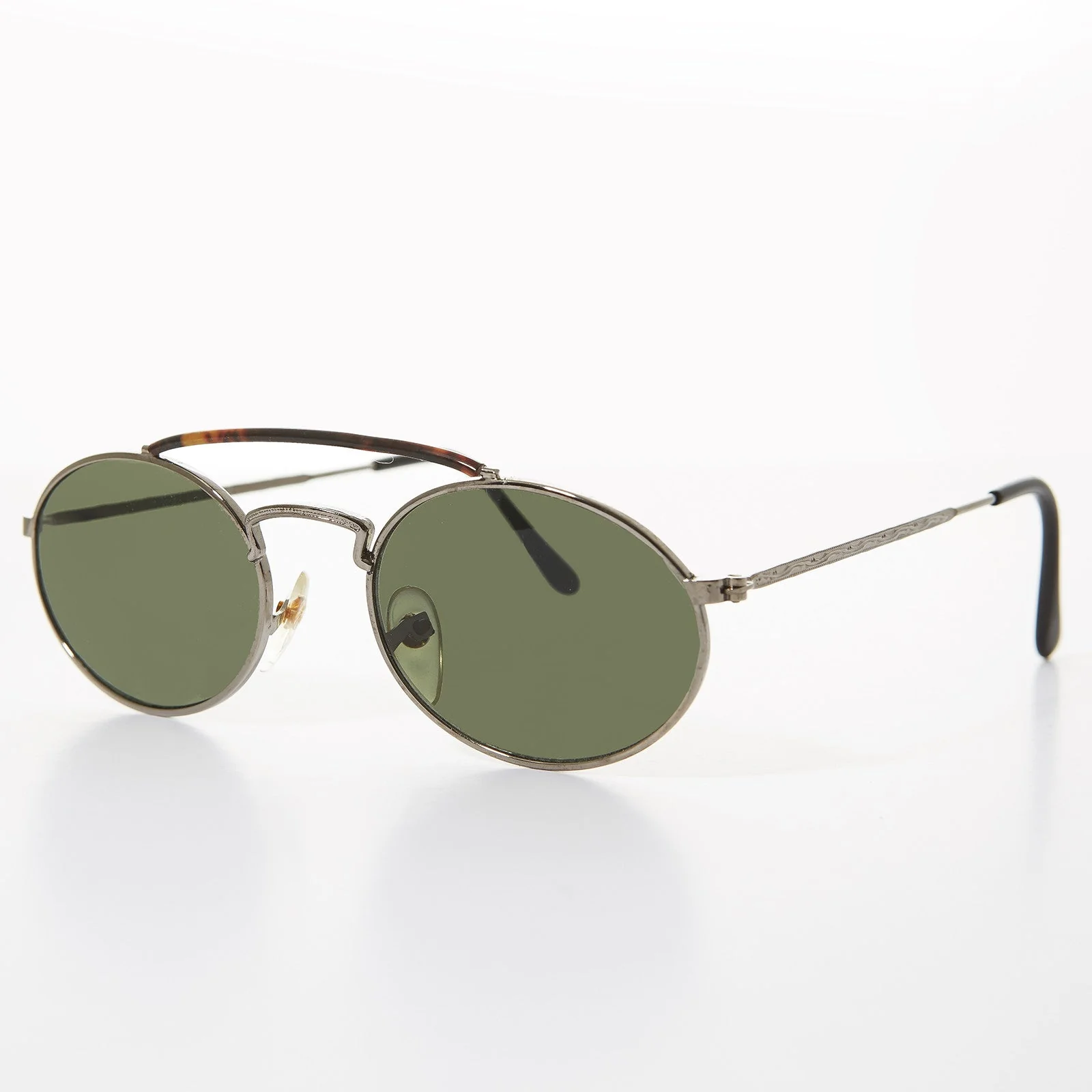 Oval Old Timey Aviator Vintage Sunglasses - Smith - Image 2