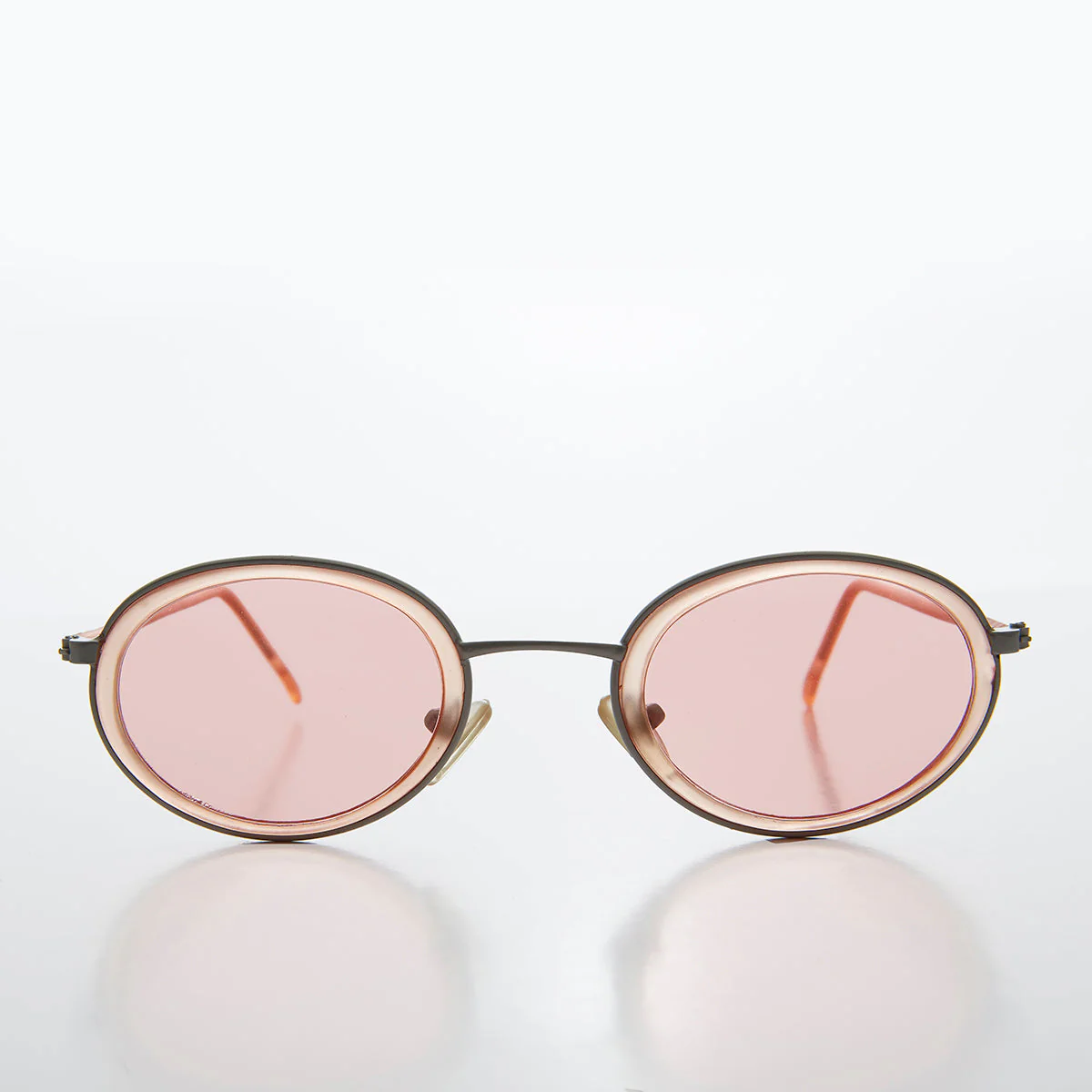 Oval Pastel Vintage Sunglasses - Bloom