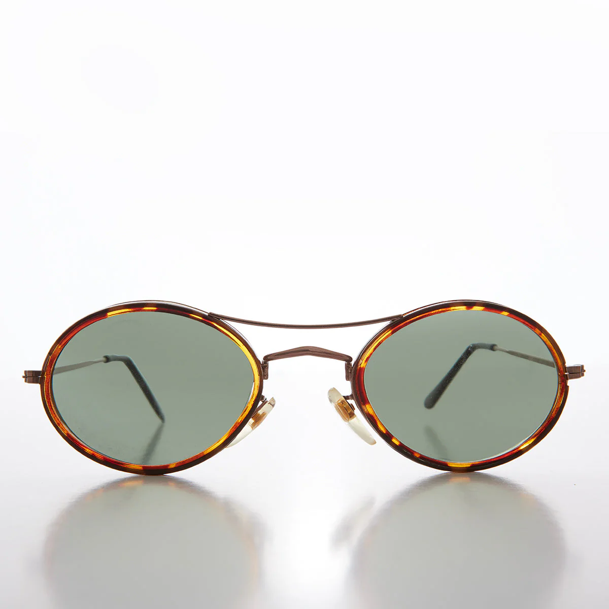 Oval Pilot Style Vintage Sunglasses - Welch - Image 7