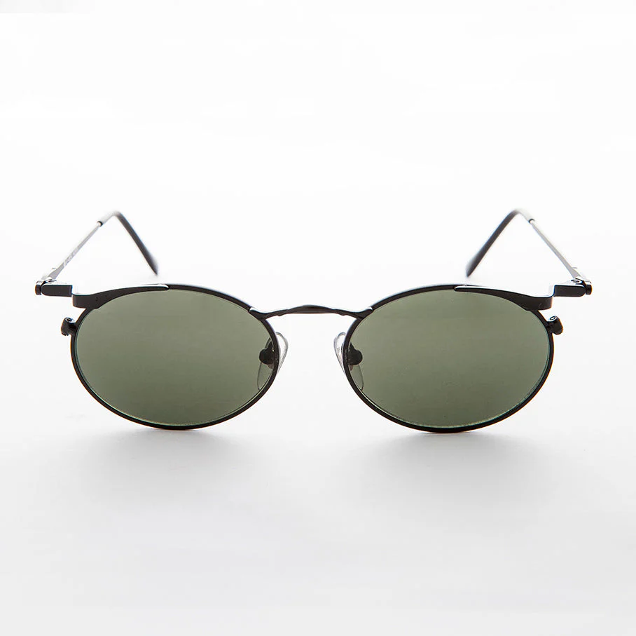 Oval Punk Grunge Steampunk Vintage Sunglass - Dieselgoth - Image 13