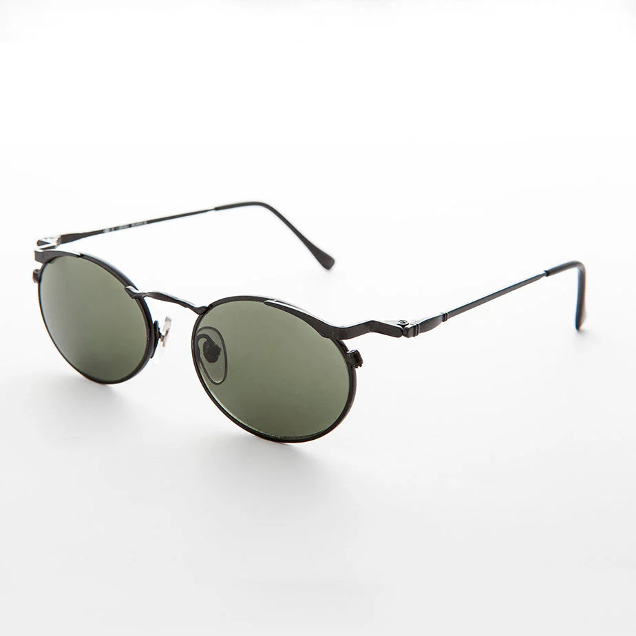 Oval Punk Grunge Steampunk Vintage Sunglass - Dieselgoth - Image 14