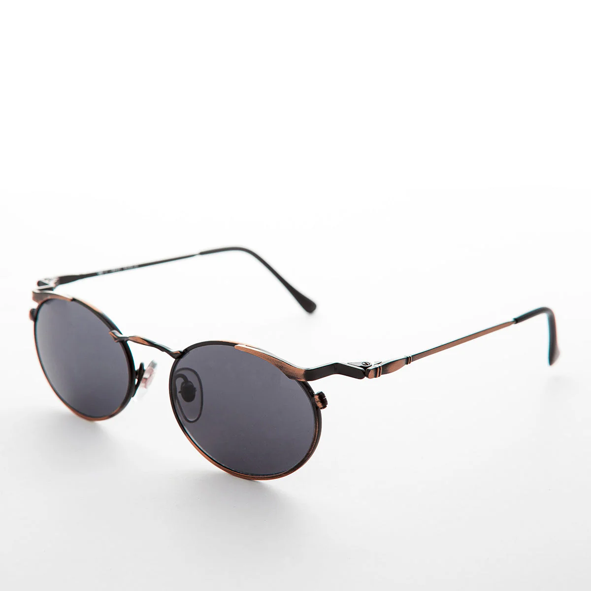Oval Punk Grunge Steampunk Vintage Sunglass - Dieselgoth - Image 2