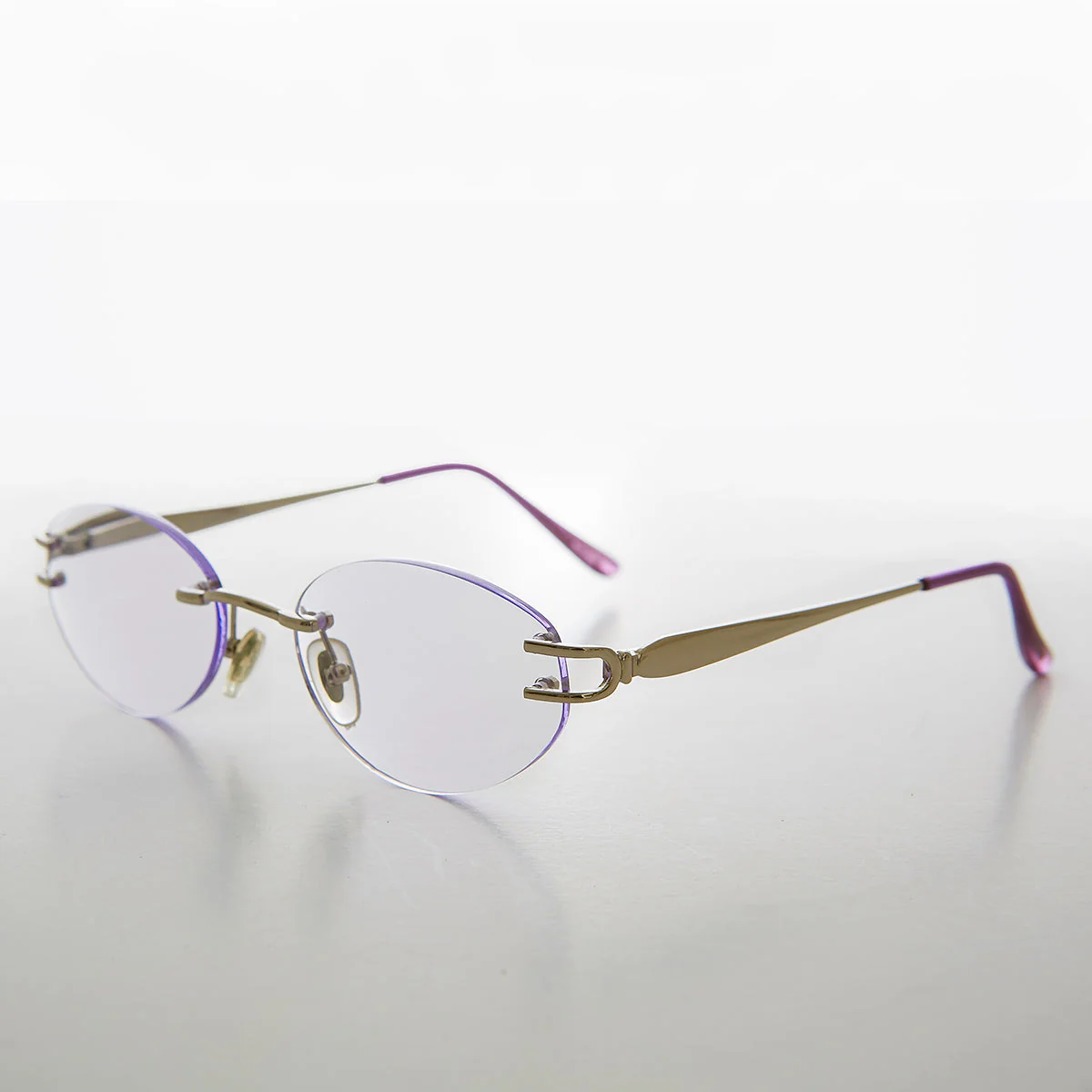 Oval Reading Glasses with Soft Tinted Lens - Lauren - Image 3