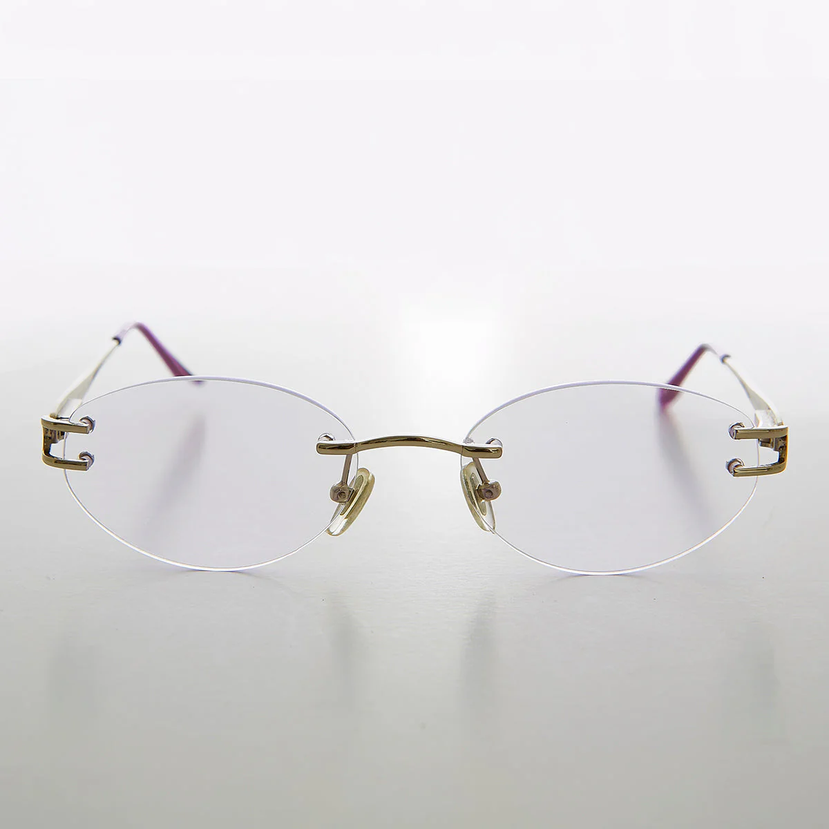 Oval Reading Glasses with Soft Tinted Lens - Lauren - Image 4