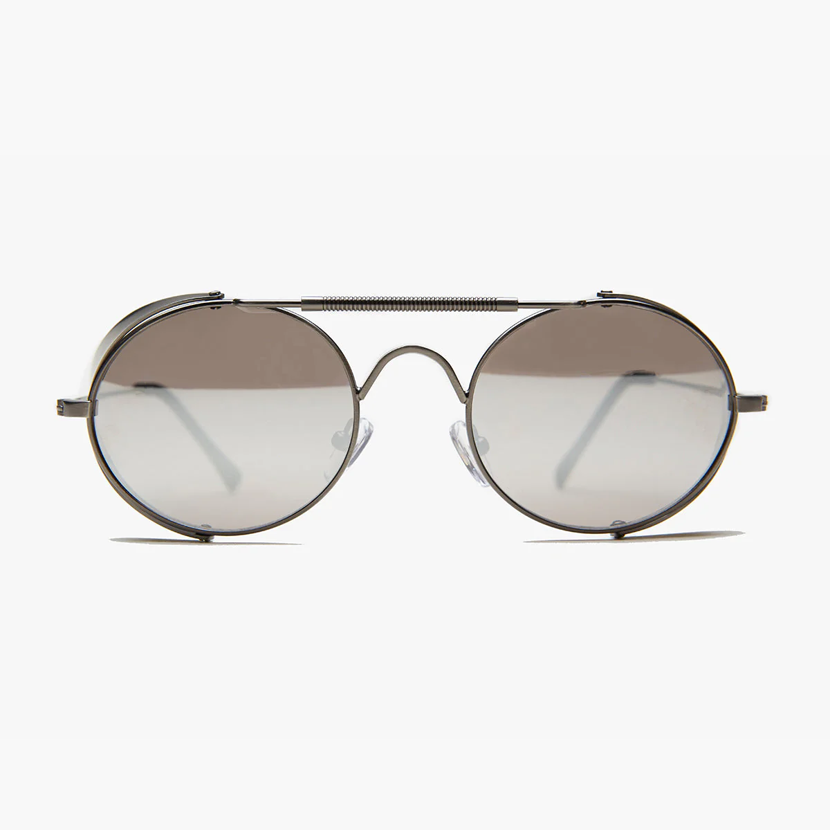 Oval Steampunk Sunglass with Folding Side Shields - Bram 3 - Image 4