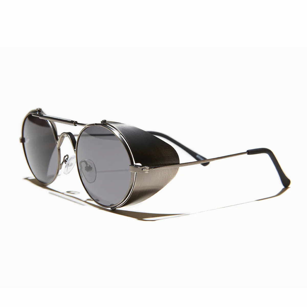 Oval Steampunk Sunglass with Folding Side Shields - Bram 3 - Image 5