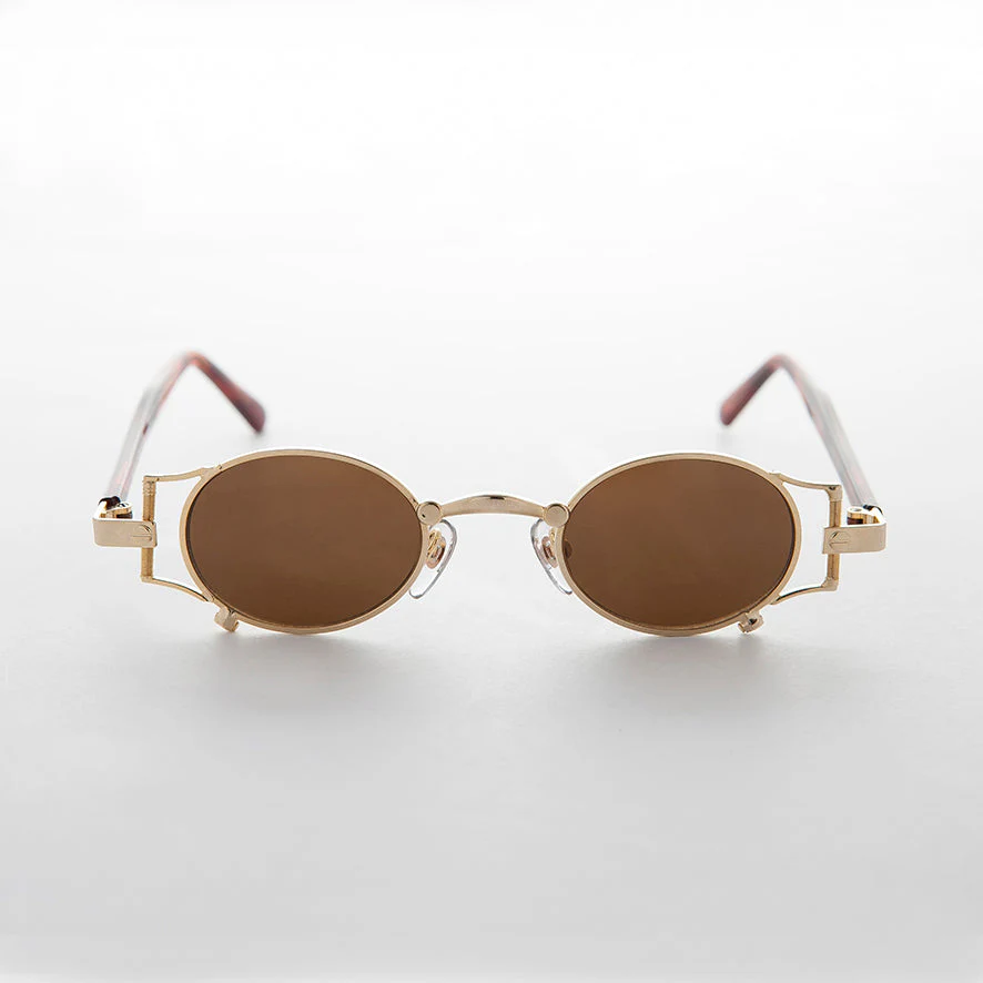 Oval Victorian Rare Steampunk Sunglass - Ada - Image 2