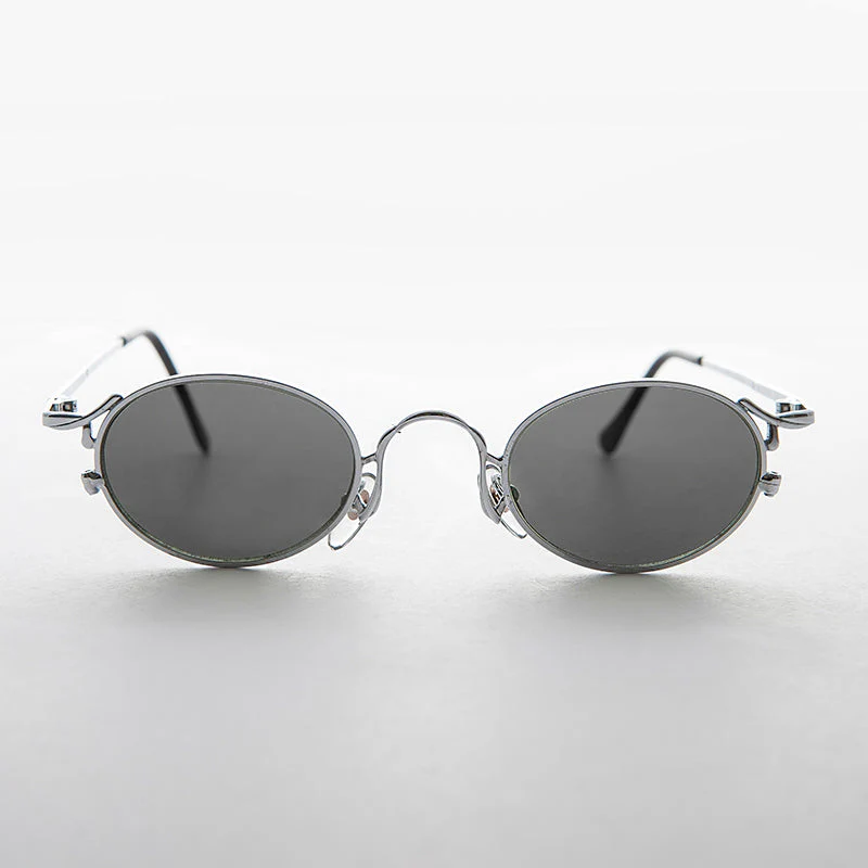 Oval Victorian Style 90s Sunglasses - Beatrice - Image 5