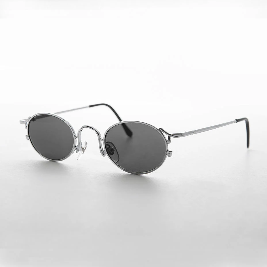 Oval Victorian Style 90s Sunglasses - Beatrice - Image 6
