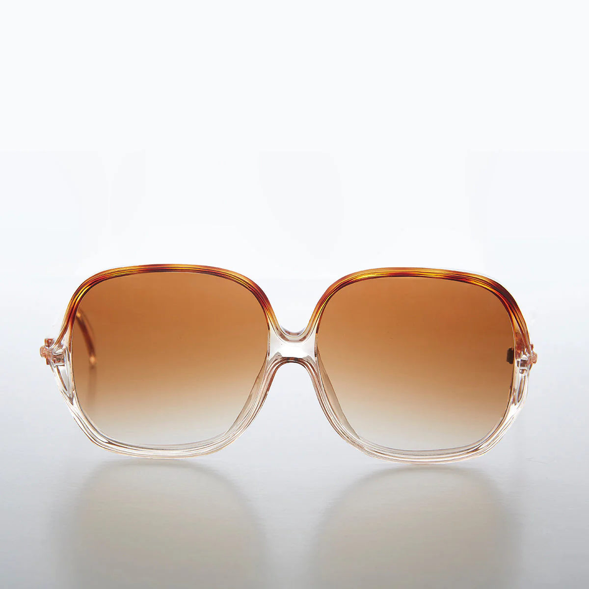 Oversized 80s Women's Vintage Sunglasses - Monica - Image 2