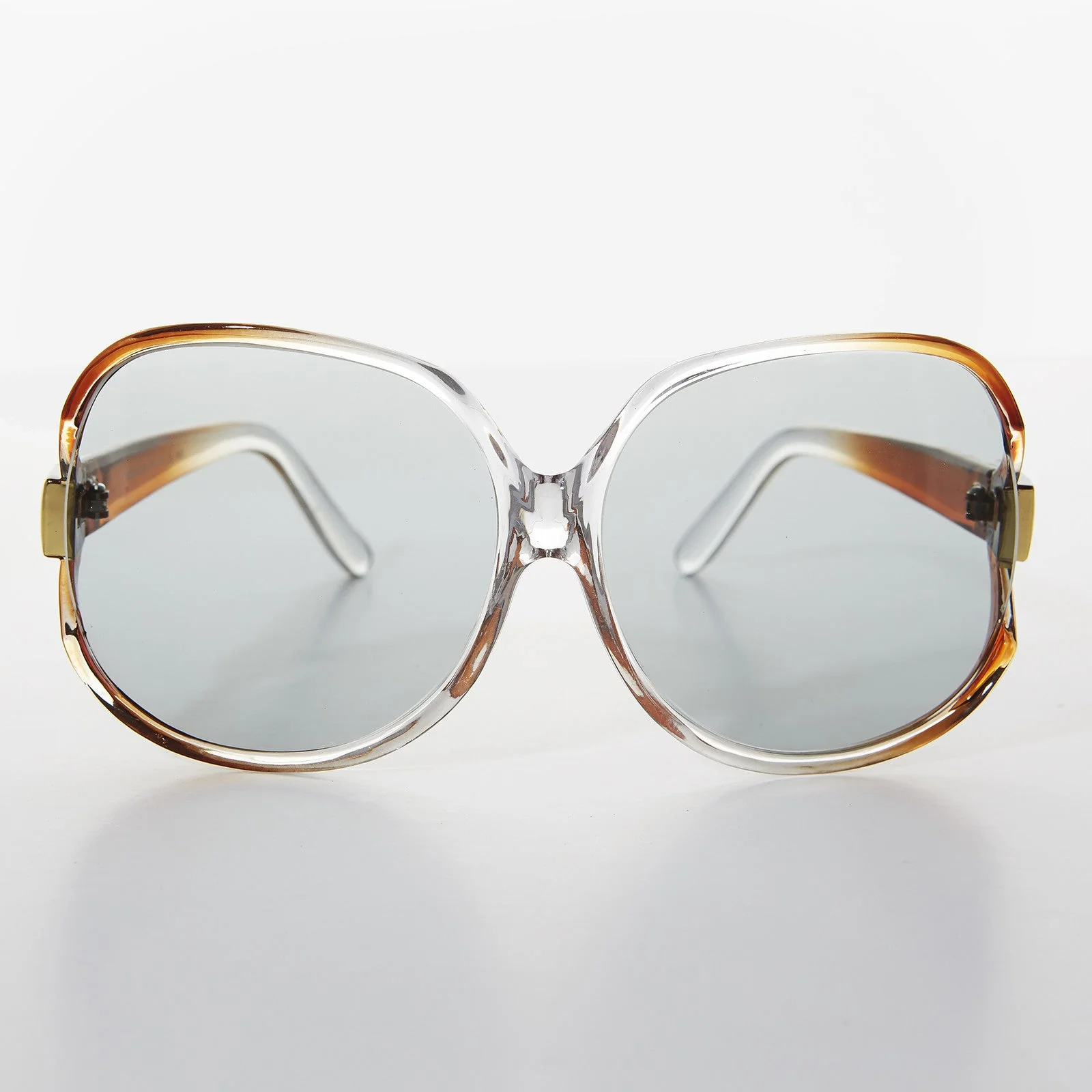 Oversized Huge Vintage Sunglass with Transition Glass Lens - Phyllis - Image 8