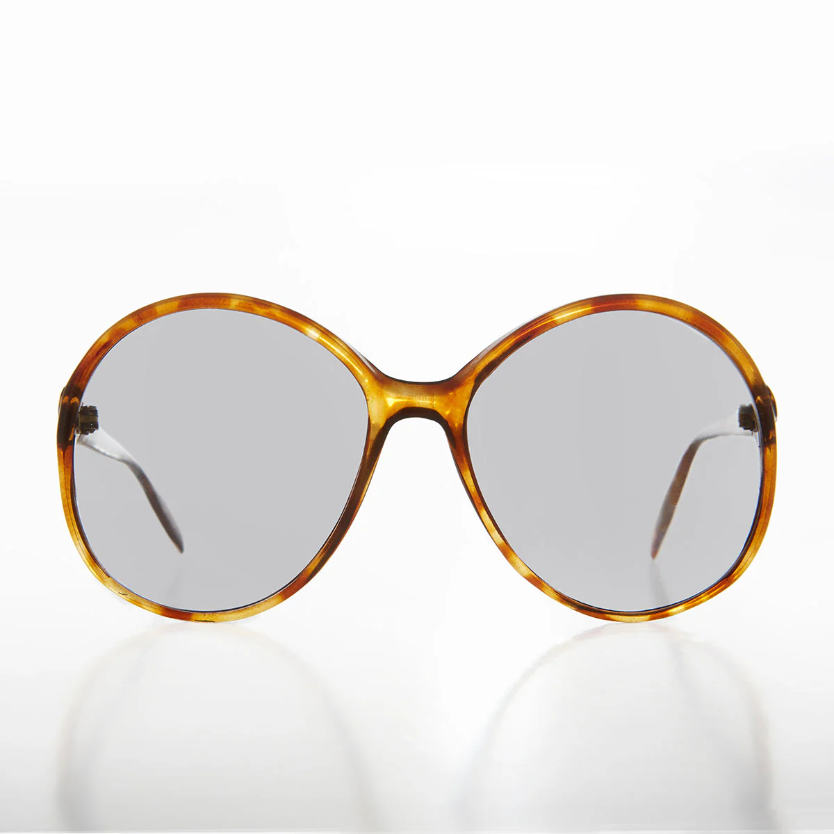 Oversized Round Transition Lens 80s Vintage Sunglass - Bibi