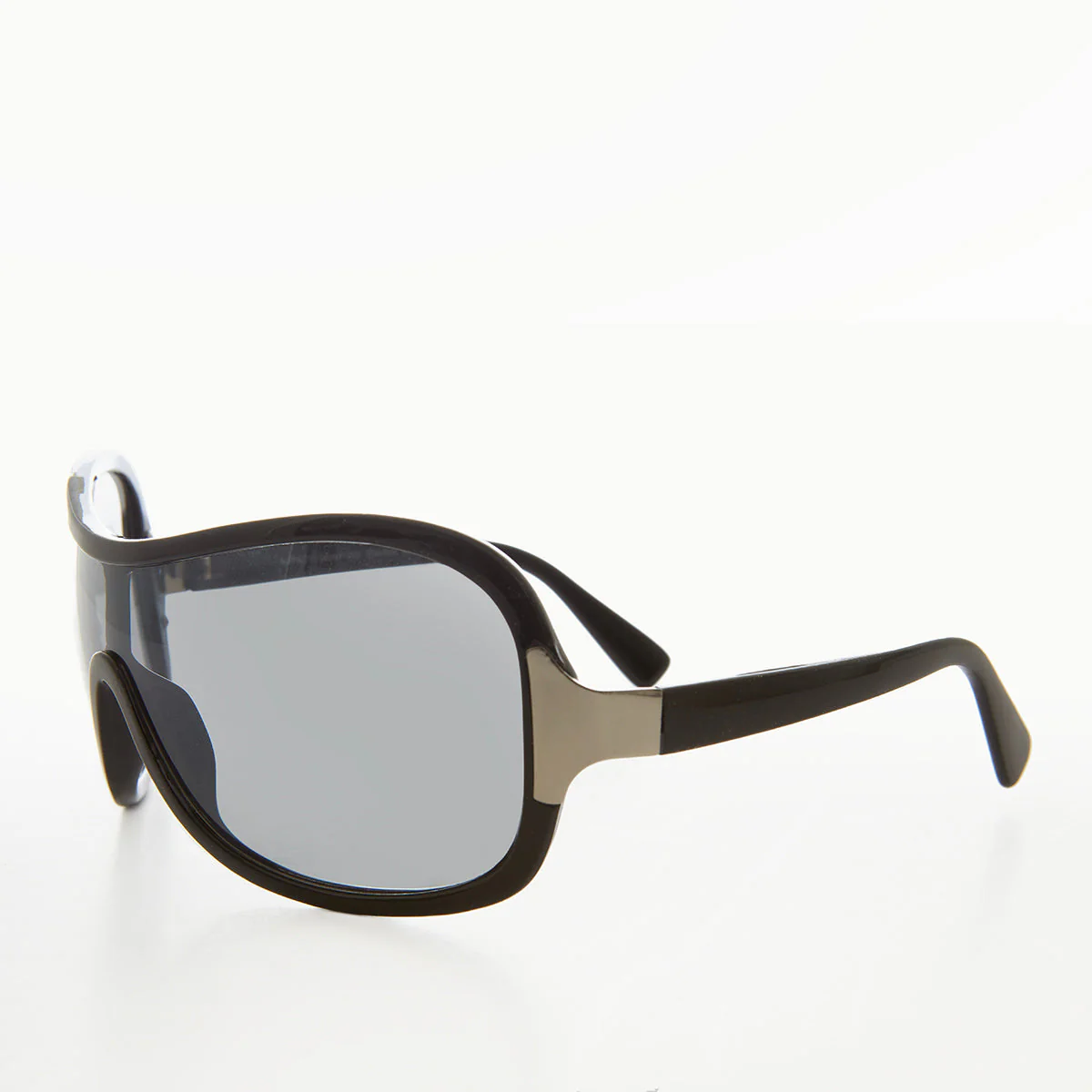 Oversized Unisex Shield Vintage y2k Sunglasses - Gazzi - Image 2
