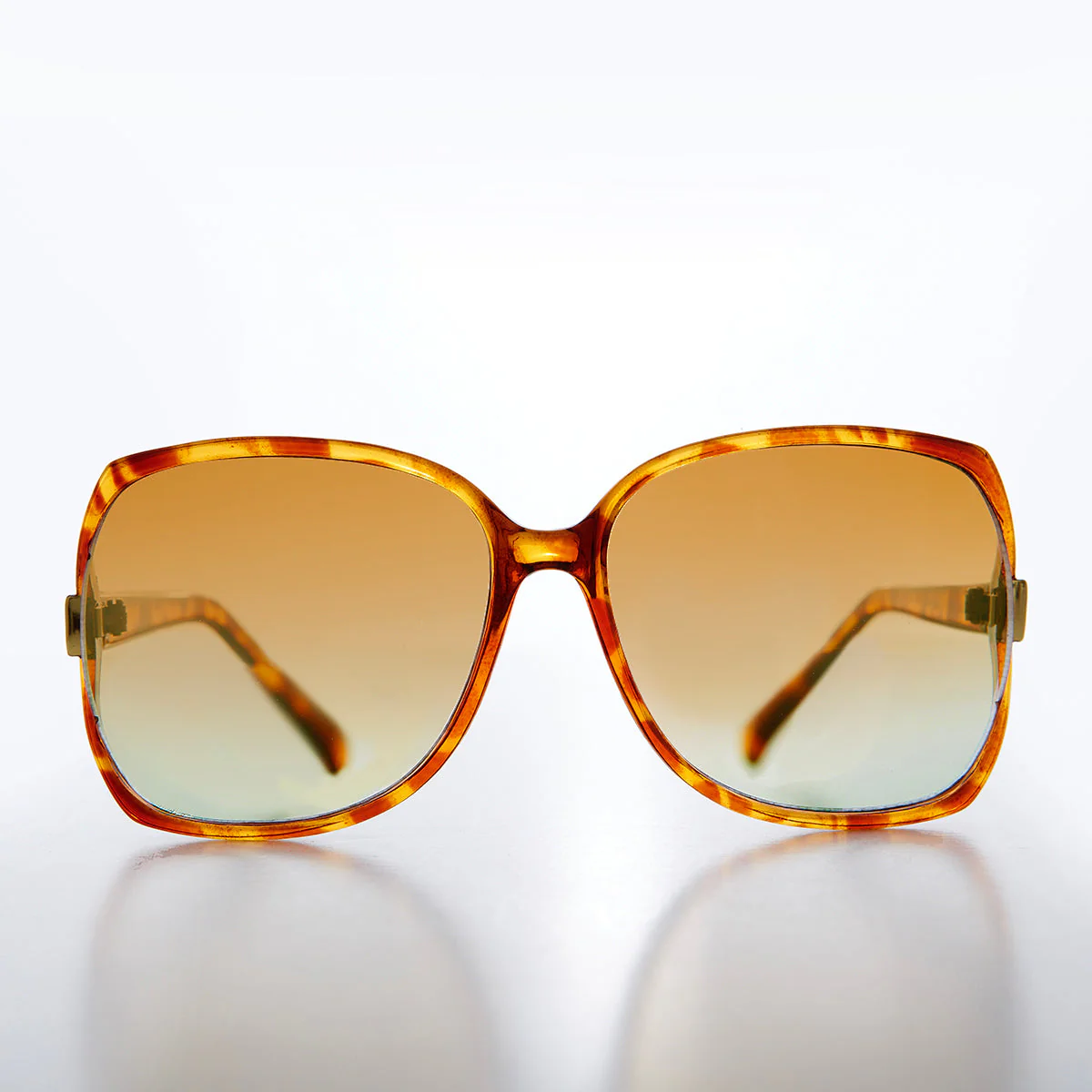 Oversized Women's Vintage Sunglasses - Jennie - Image 2
