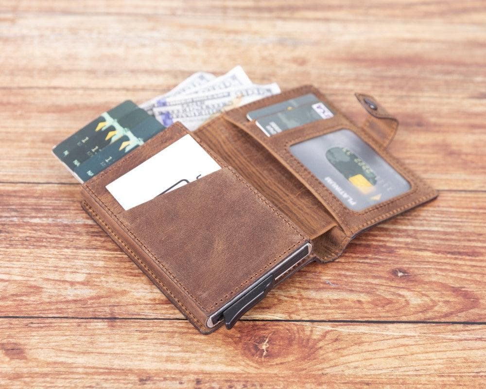 Palermo Leather Mechanical Card Holder - Image 14