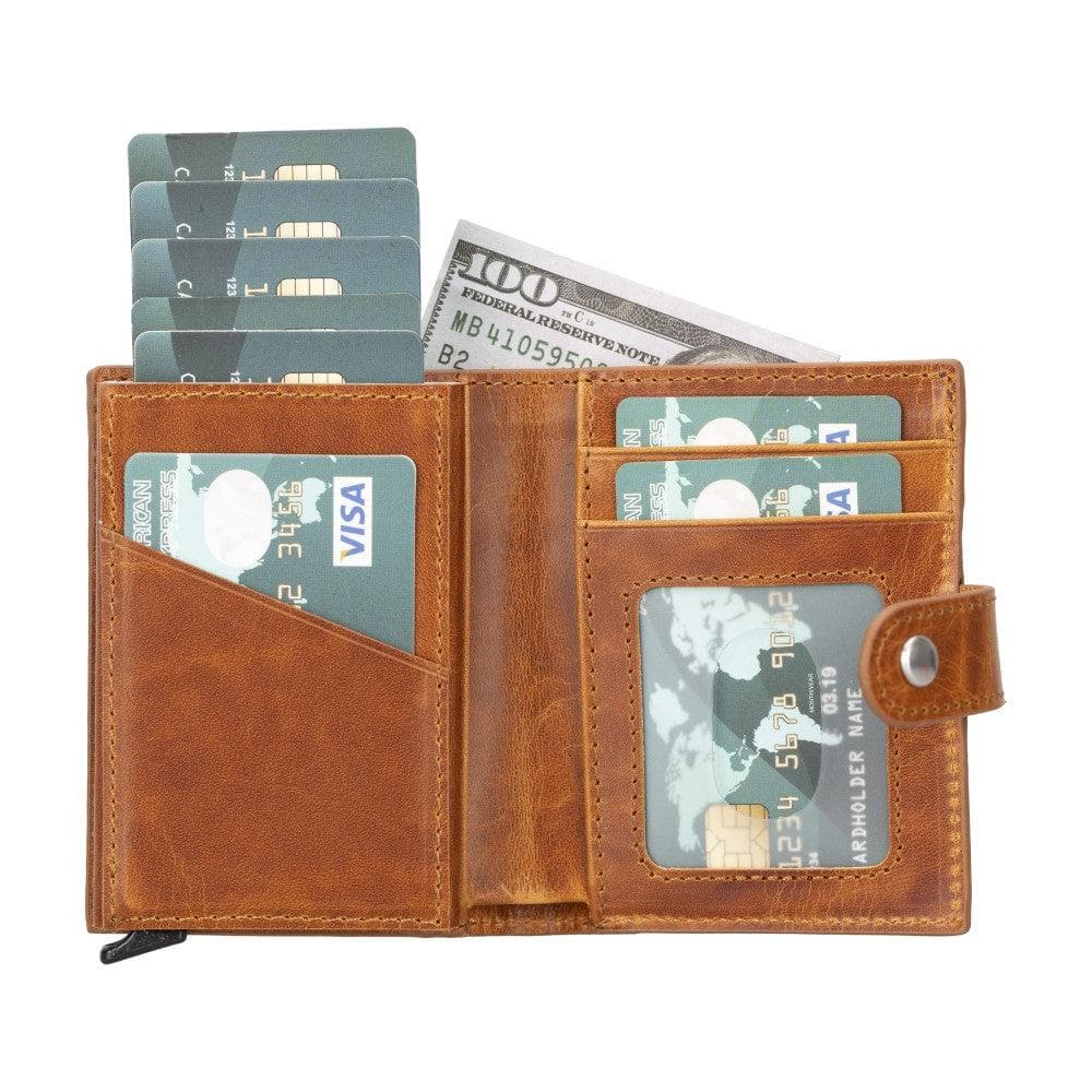 Palertag Zip Mechanical Leather Card Holder with AirTag Slot - Image 19