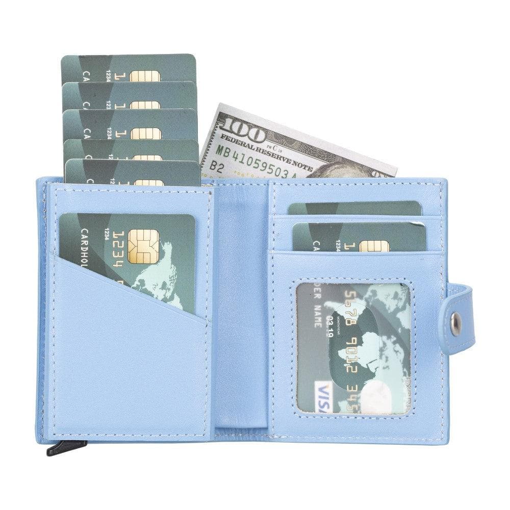 Palertag Zip Mechanical Leather Card Holder with AirTag Slot - Image 2