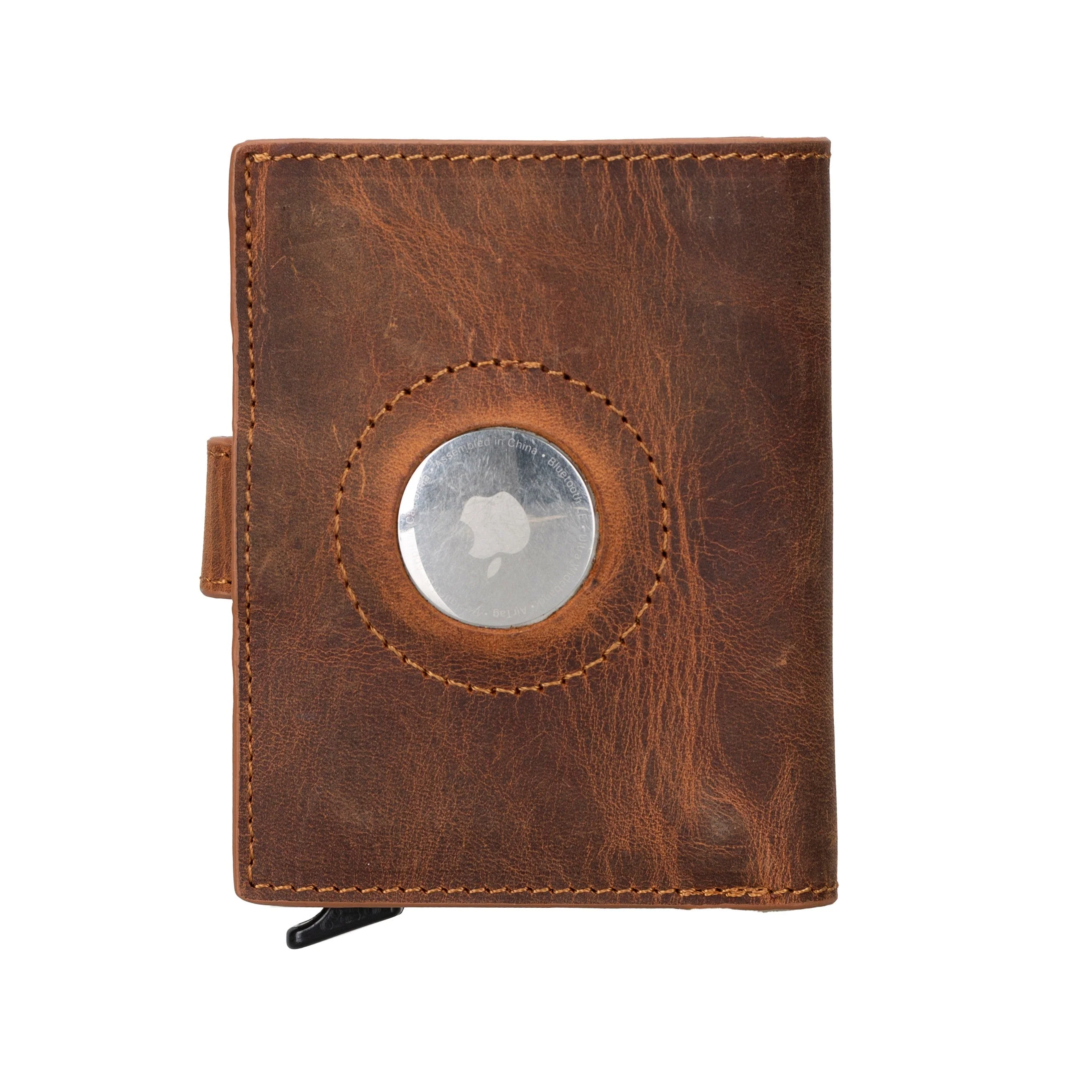 Palertag Zip Mechanical Leather Card Holder with AirTag Slot - Image 28