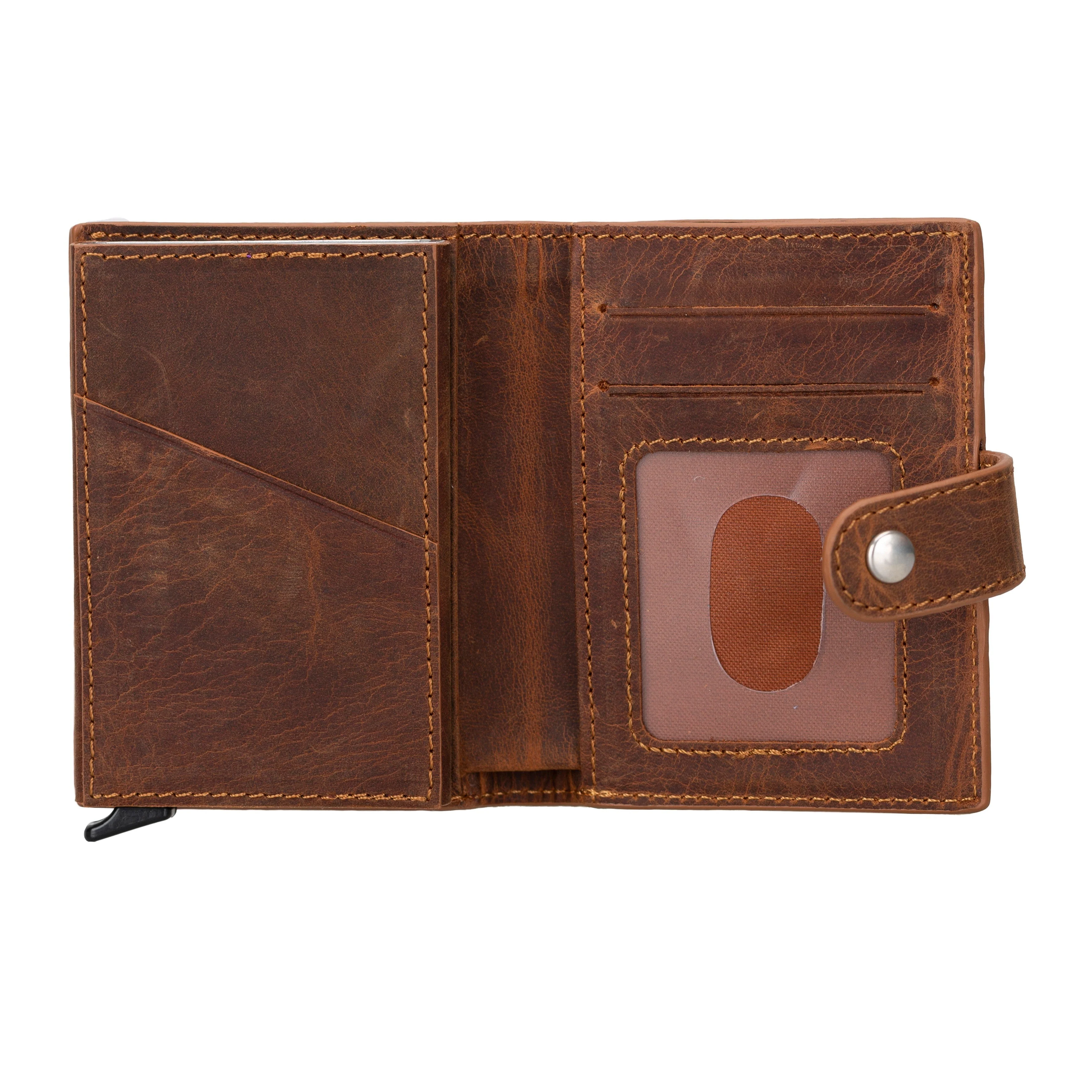 Palertag Zip Mechanical Leather Card Holder with AirTag Slot - Image 32