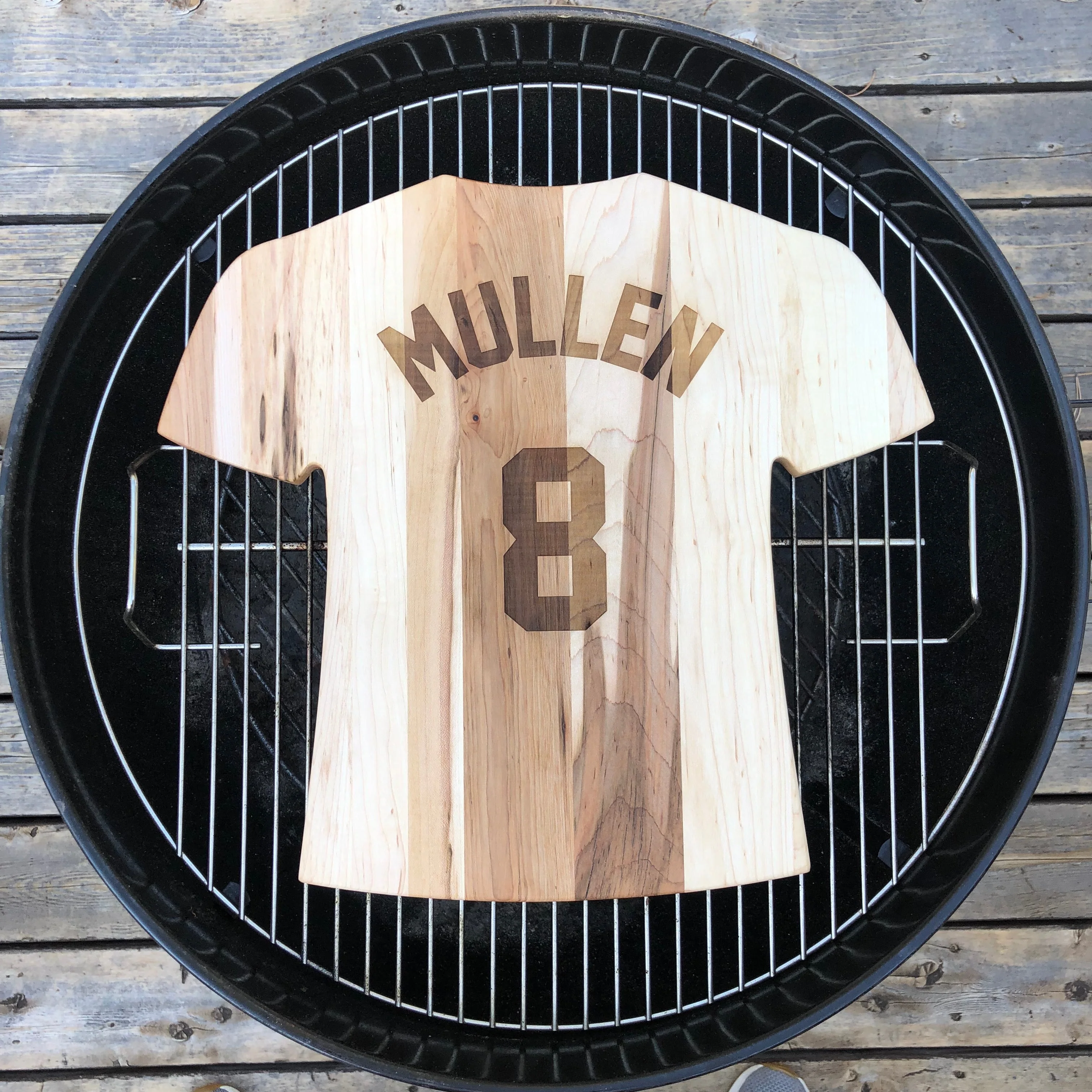 Personalized Jersey Style Cutting Board | Add Your Name & Number | Add a Special Message | Add a Custom Logo - Image 4