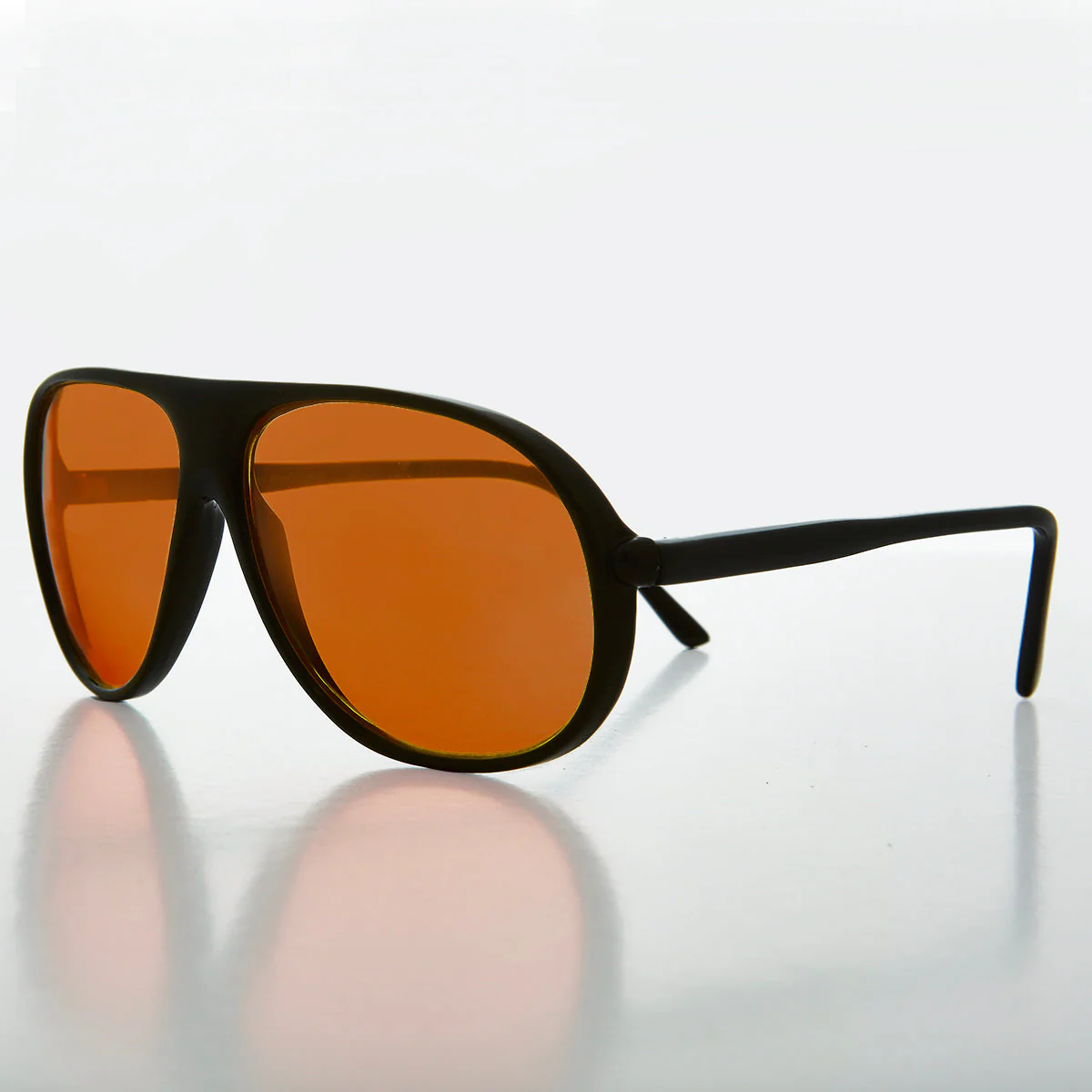 Pilot Sunglasses with Orange Lenses - Collier - Image 2