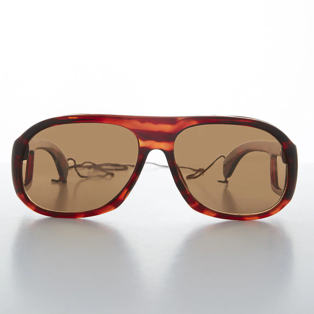 Polarized Fishing Sunglass with Glass Lens - Tortoise Moby - Image 2